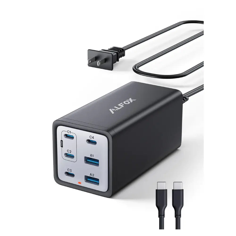 Power 200X USB C Charger,140W MAX Output Phone Charger with 4 USB+