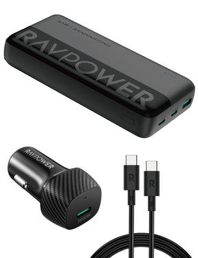 RAVPower RP-VC1015 Car Charger Combo