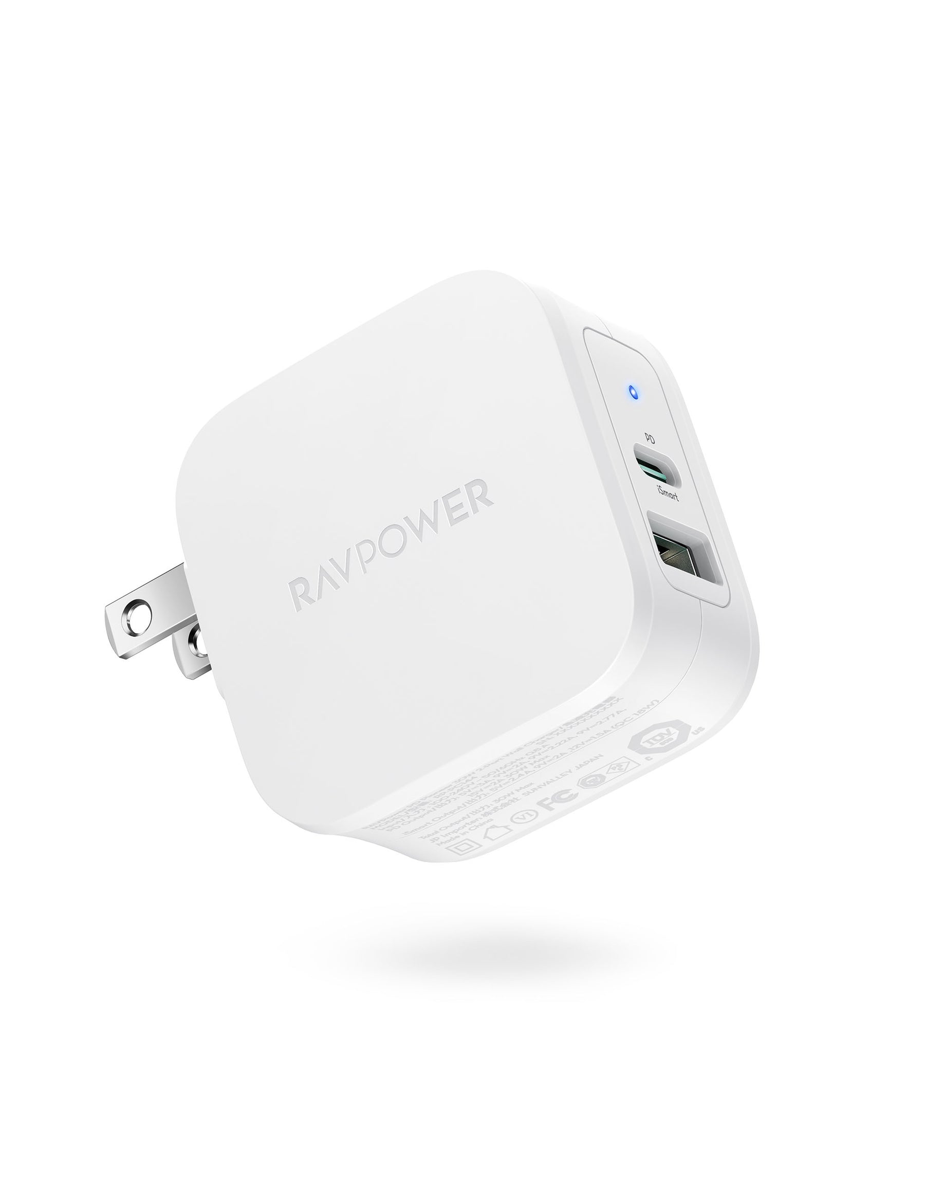 RAVPower PD 30W 2-Port USB C Fast Charger 2024