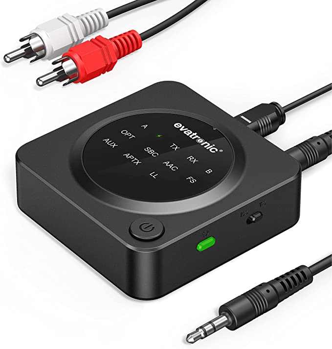  Bluetooth Transmitter for TV PC, (3.5mm, RCA, Computer