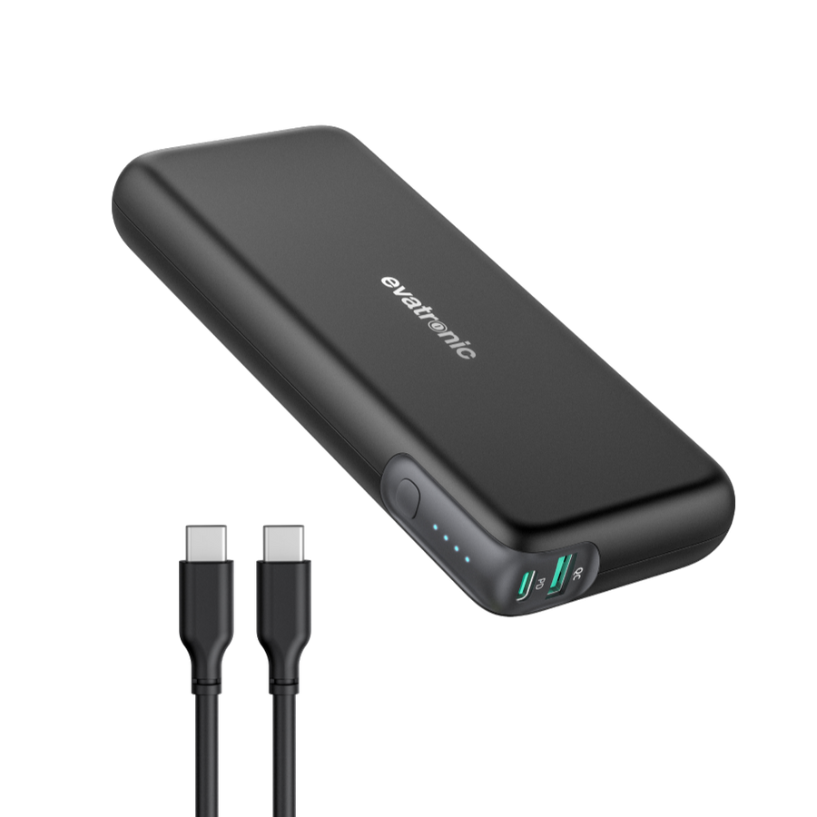 Evatronic PB005 20000mAh 60W 2-Port PD Pioneer Laptop Power Bank