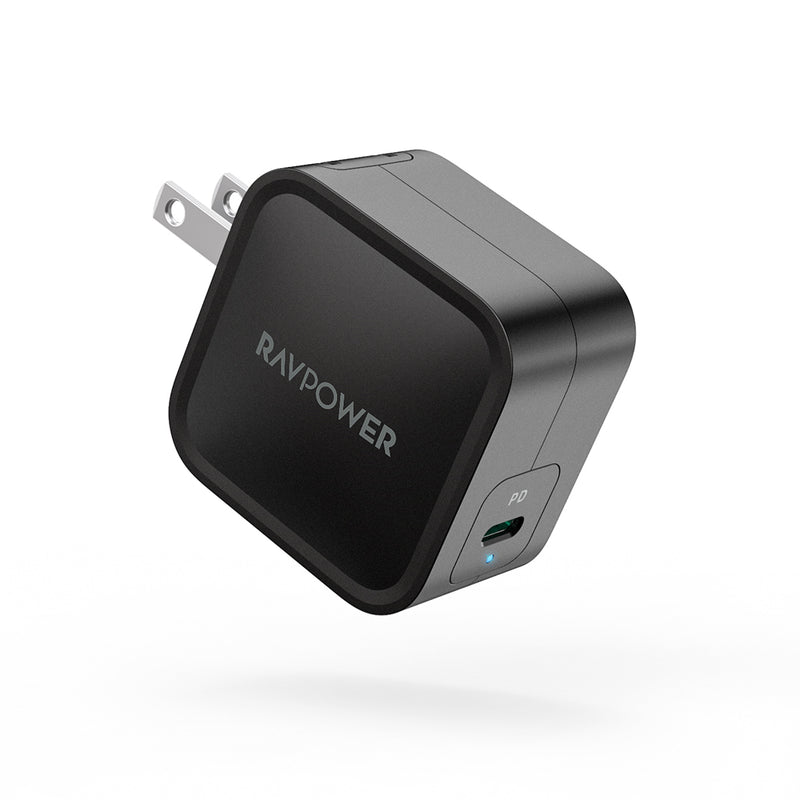 GaN Tech USB-C Wall Charger 61W PD 3.0 Type C Adapter | RAVPower