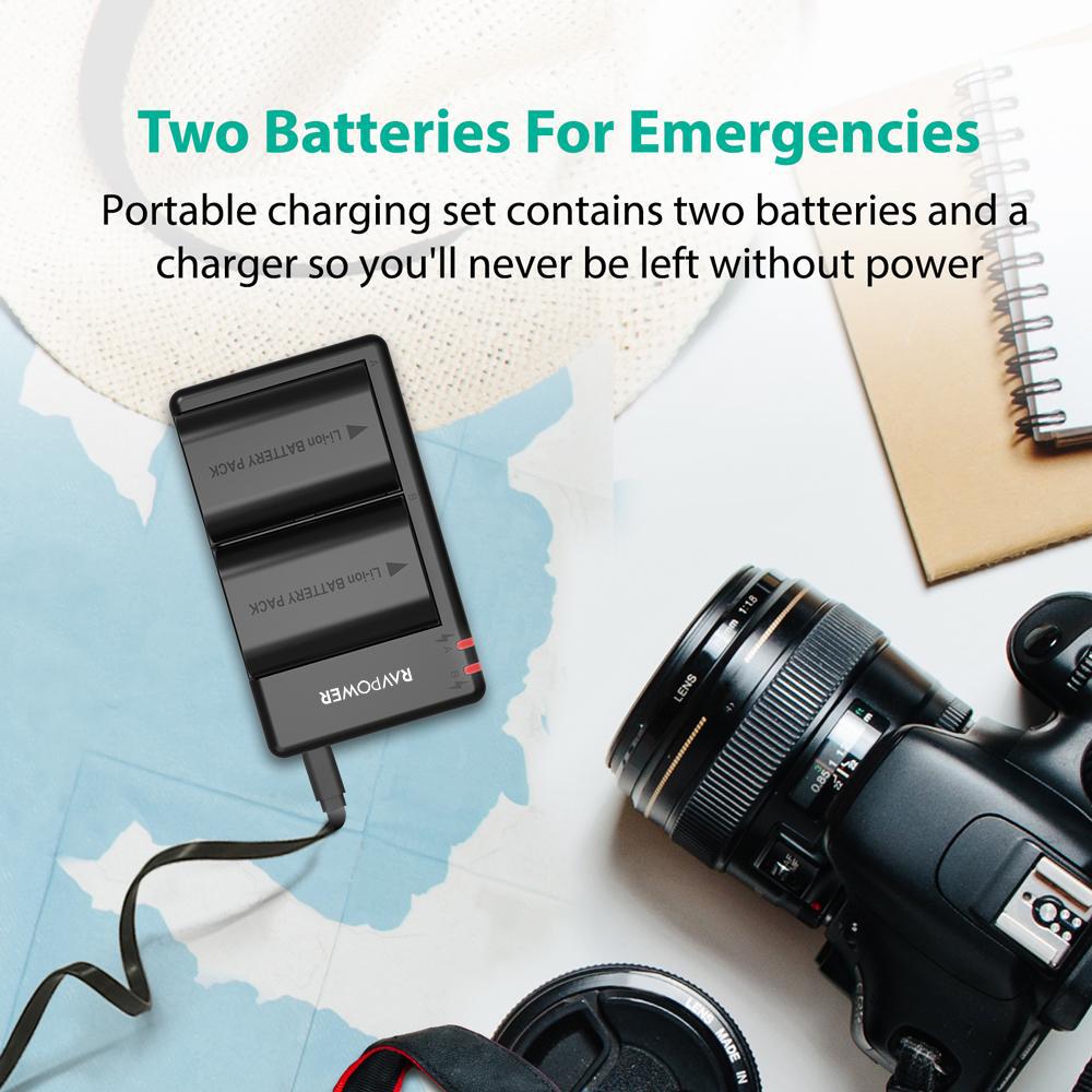 Review: RAVPower EN-EL15 2100mAh Rechargeable Camera Battery and Charger  Set for Nikon
